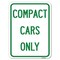 Signmission Compact Cars Only Heavy-Gauge Aluminum Rust Proof Parking Sign, 18" x 24", A-1824-24248 A-1824-24248 - alternate 1